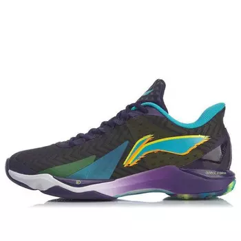 Кроссовки dagger 3 'black blue purple' Li-Ning, синий