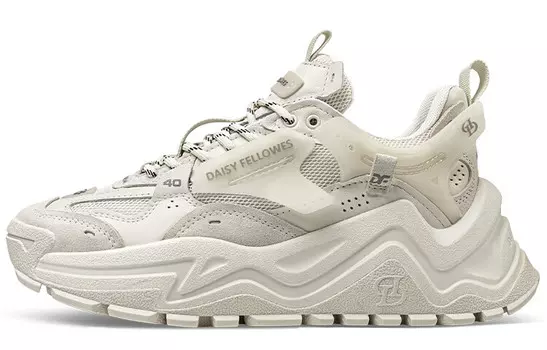 Кроссовки DAISY FELLOWES Space One Chunky Sneakers Unisex Low-top White, белый
