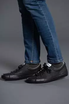 Кроссовки 'Dallas' Casual Lace Up Trainers Farah Footwear, черный