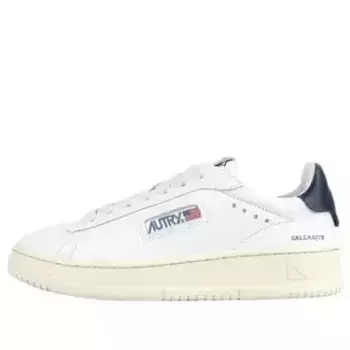 Кроссовки dallas leather low 'white navy' Autry, белый