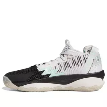 Кроссовки dame 8 'dash grey' Adidas, белый