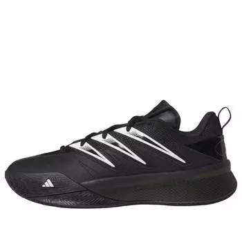 Кроссовки dame certified 3 low 'core black white' Adidas, черный