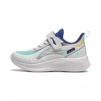 Кроссовки Damselfly 4 Kids Lifestyle PS Low-top белые/синие Lining Young, белый/синий