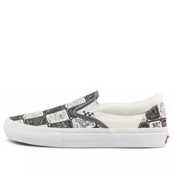Кроссовки daniel johnston x skate slip-on 'cassette tape' Vans, черный