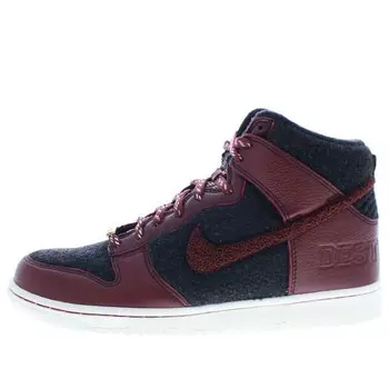 Кроссовки данки высокие supreme Nike, черный