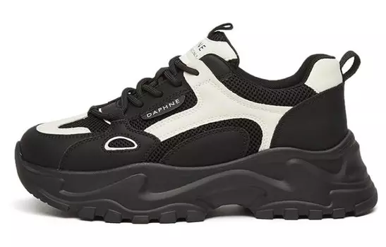 Кроссовки DAPHNE Chunky Sneakers Women's Low-Top, черный