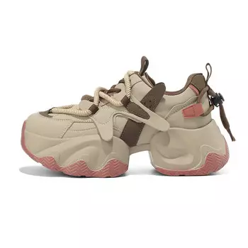 Кроссовки DAPHNE Chunky Sneakers Women's Low-top, бежевый