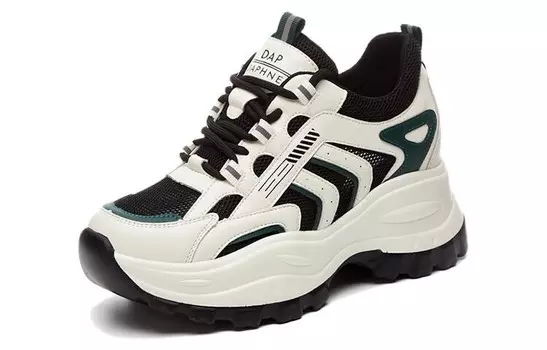 Кроссовки DAPHNE Chunky Sneakers Women's Low-Top, черный