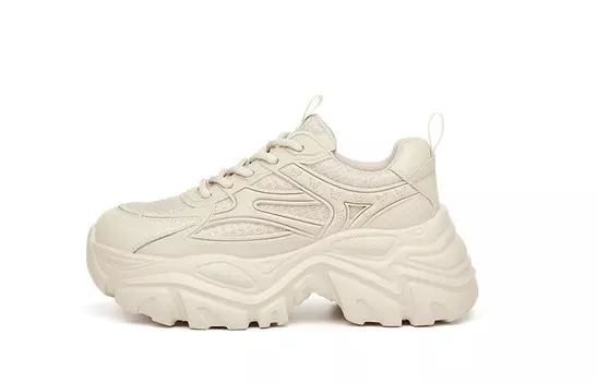 Кроссовки DAPHNE Chunky Sneakers Women's Low-top, черный