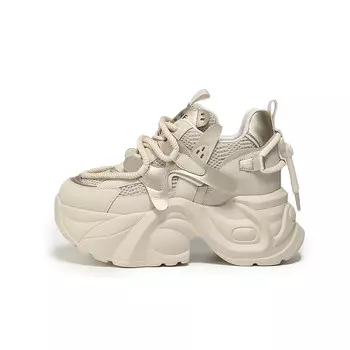 Кроссовки DAPHNE Chunky Sneakers Women's Low-top, цвет Apricot