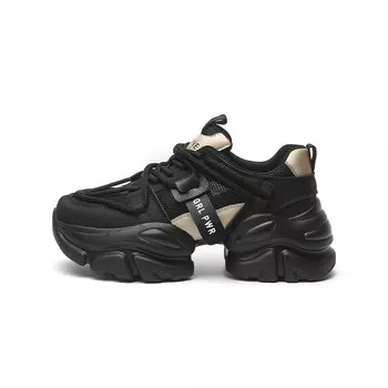 Кроссовки DAPHNE Chunky Sneakers Women's Low-Top, черный