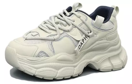 Кроссовки DAPHNE Chunky Sneakers Women's Low-Top, черный