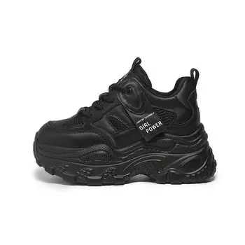 Кроссовки DAPHNE Chunky Sneakers Women's Low-Top, черный