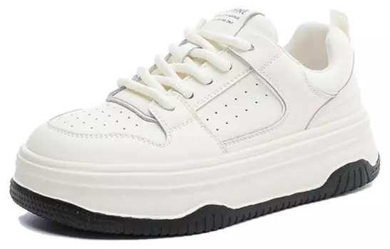 Кроссовки DAPHNE Skateboarding Shoes Women's Low-top, белый