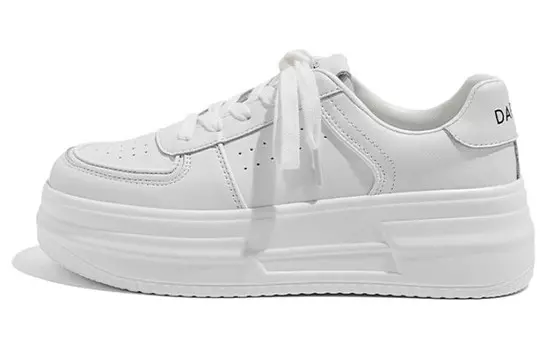 Кроссовки DAPHNE Skateboarding Shoes Women's Low-top White, белый