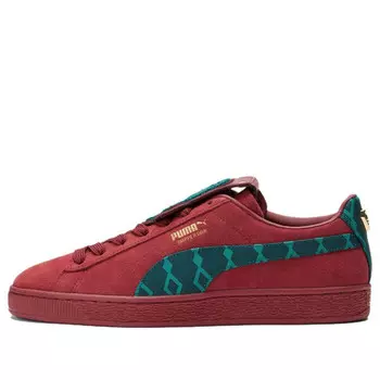 Кроссовки dapper dan x suede 'jacquard print - intense red' Puma, красный