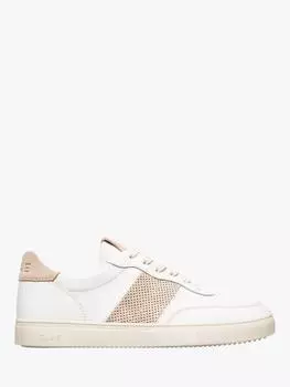 Кроссовки davis в кожаную полоску сбоку CLAE, цвет Off White/Safari