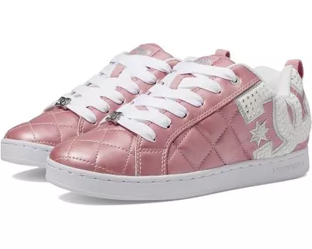 Кроссовки DC Court Graffik SE, цвет Pink/Silver