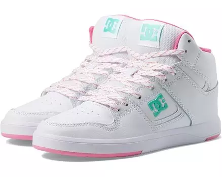 Кроссовки DC Cure High-Top, цвет White/Pink/Turquoise