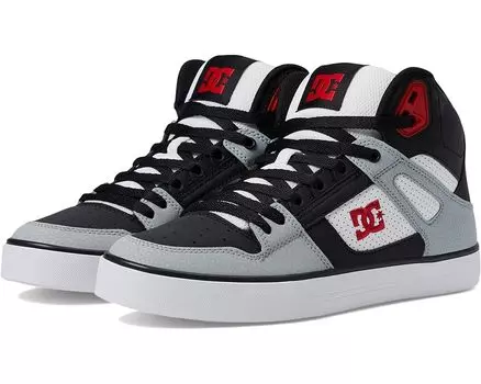 Кроссовки DC Pure High-Top WC, цвет Black/Grey/Red 1