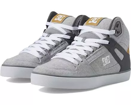 Кроссовки DC Pure High-Top WC, цвет Grey/Grey/White