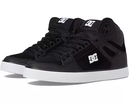 Кроссовки DC Pure High-Top WC, цвет Black/Black/White Multi Snake