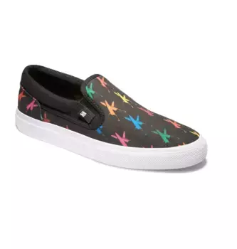 Кроссовки DC Shoes "Andy Warhol Manual Slip-On", цвет Black Graphic
