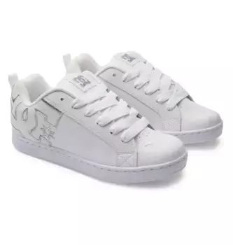 Кроссовки DC Shoes "Court Graffik", цвет White/M Silver