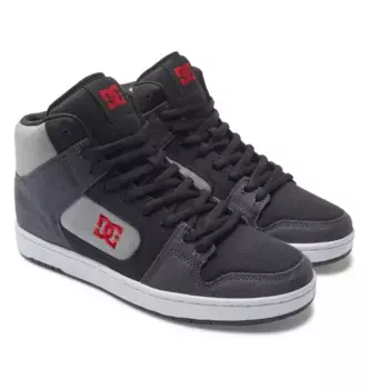 Кроссовки DC Shoes "Manteca 4 Hi Zero Waste", цвет Black/Red/Grey