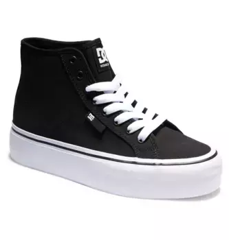 Кроссовки DC Shoes "Manual Hi Platform", белый