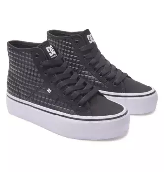 Кроссовки DC Shoes "Manual Hi Platform", цвет Battleship/Gun Metal