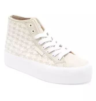 Кроссовки DC Shoes "Manual Hi Platform", коричневый