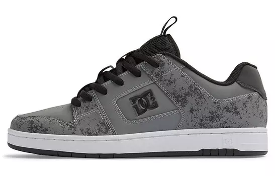 Кроссовки DC Shoes Skateboarding Shoes Unisex Low-top White, темно-серый