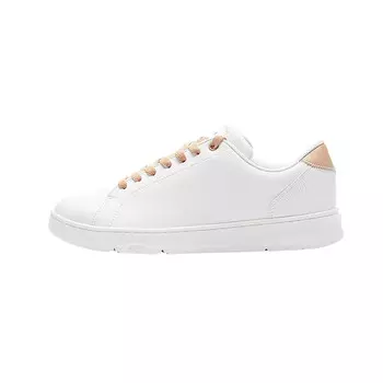 Кроссовки DECATHLON Lifestyle Shoes Women's Low-top White/Beige, бежевый