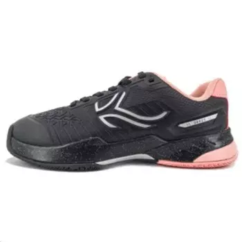 Кроссовки DECATHLON Tennis Shoes Women's Low-top Black/Pink, черный/розовый