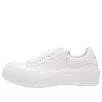 Кроссовки deck skate plimsoll shoes 'white' Alexander Mcqueen, белый