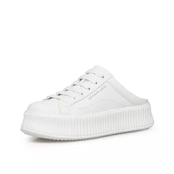 Кроссовки Deep Breath на ребристой платформе, белый