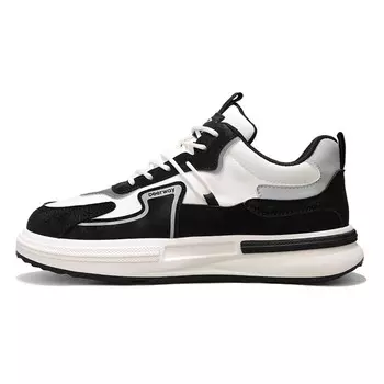 Кроссовки DEERWAY Lifestyle Shoes Men Mid-top Black/White, черный/белый
