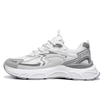 Кроссовки DEERWAY Lifestyle Shoes Men Mid-top, светло-серый