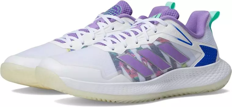 Кроссовки Defiant Speed adidas, цвет White/Violet Fusion/Lucid Blue