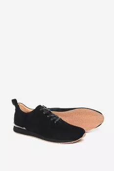 Кроссовки 'Defoe' Premium Suede Trainer Alexander Pace, черный