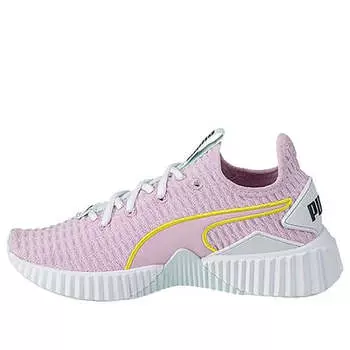 Кроссовки defy low top running shoes pink/white Puma, розовый