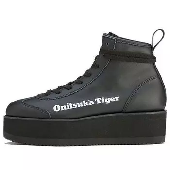 Кроссовки delegate chunk высокие кеды Onitsuka Tiger, черный