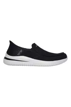 Кроссовки Delson 3 0 — Cabrino с легкой амортизацией и надеванием Skechers, черный