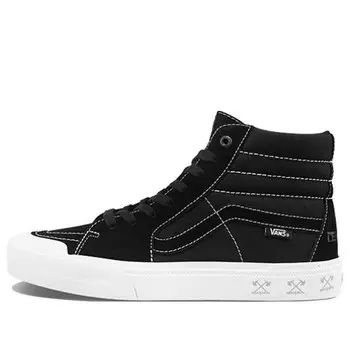 Кроссовки demolition x sk8-hi pro bmx 'black white' Vans, черный