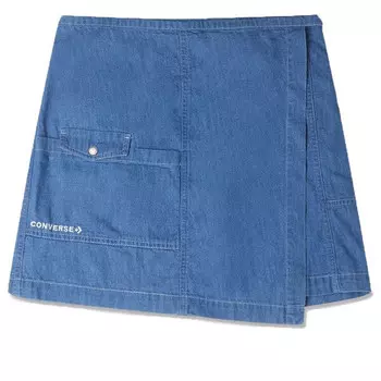 Кроссовки denim city skirt 'jeans blue' Converse, синий