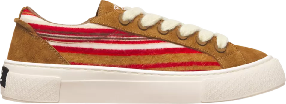 Кроссовки Denim Tears x Dior B33 'Dior Tears - Red Mohair', коричневый