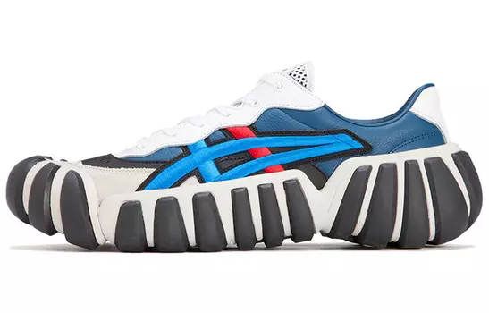 Кроссовки Dentigre Series для бега унисекс с низким верхом, университетские, синие/черные/белые Onitsuka Tiger