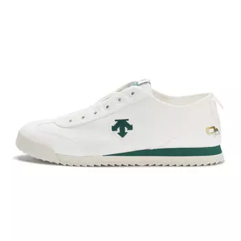 Кроссовки DESCENTE Chron Lifestyle Shoes Men Low-top Fresh Green/white/golden, зеленый