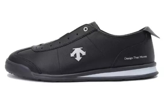 Кроссовки DESCENTE Chron Skateboarding Shoes Unisex Low-top Black, черный